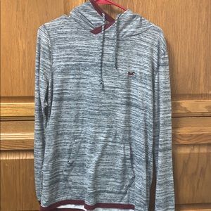 Hollister hooded shirt
